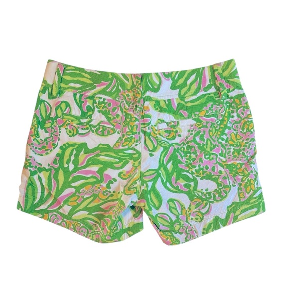 Lilly Pulitzer 5" Callahan Short in Seeing Pink Elephants Print - Picture 2 of 4